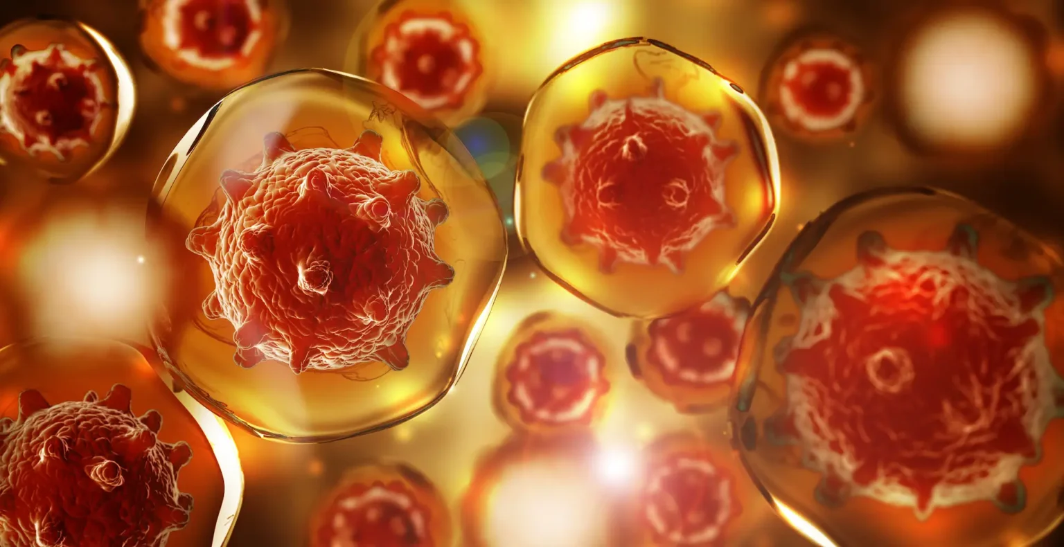 Clínica de reumatología | Imagen ilustrativa de un sistema inmunológico atacando células sanas — lupus eritematoso sistémico